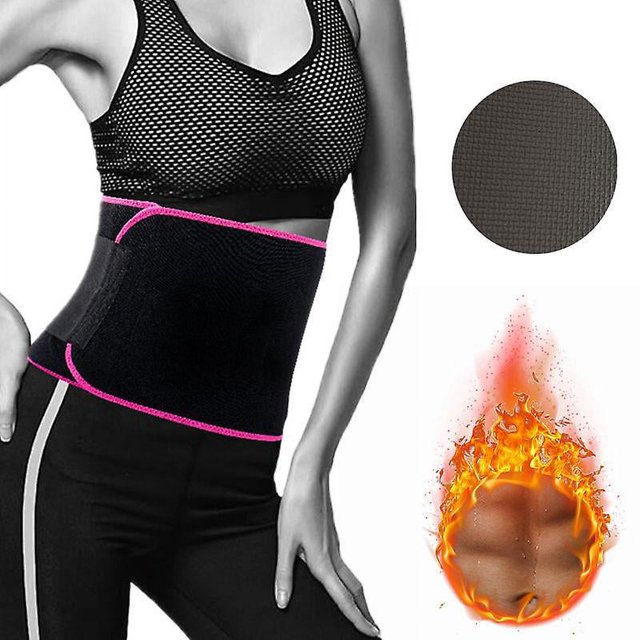 Cinturón recortador de cintura, envoltura delgada para el sudor del cuerpo para soporte Lumbar de estómago y espalda