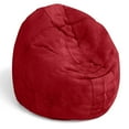 thumbnail image 7 of Jaxx Cocoon 4 Foot Bean Bag Chair and Crash Pad, Cherry, 7 of 7