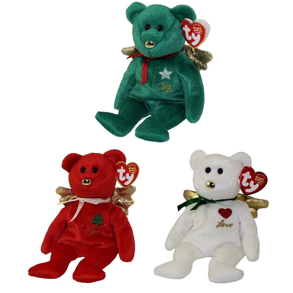ty beanie babies green bear