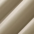 thumbnail image 3 of Sun Zero Bryant 2-Piece Textured Thermal Insulated 100% Blackout  Grommet Top Curtain Panel, Taupe, 37.0”W x 108"L, 3 of 9