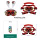thumbnail image 3 of Etiqueta Engomada De La Piel Pegatinas protectoras VR Controller Kit de película de auriculares para PICO 4 (4 Flame Skeleton), 3 of 9