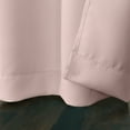 thumbnail image 6 of Sun Zero Nolan Energy Efficient Blackout Grommet Single Curtain Panel, 54" X 84", Blush, 6 of 9