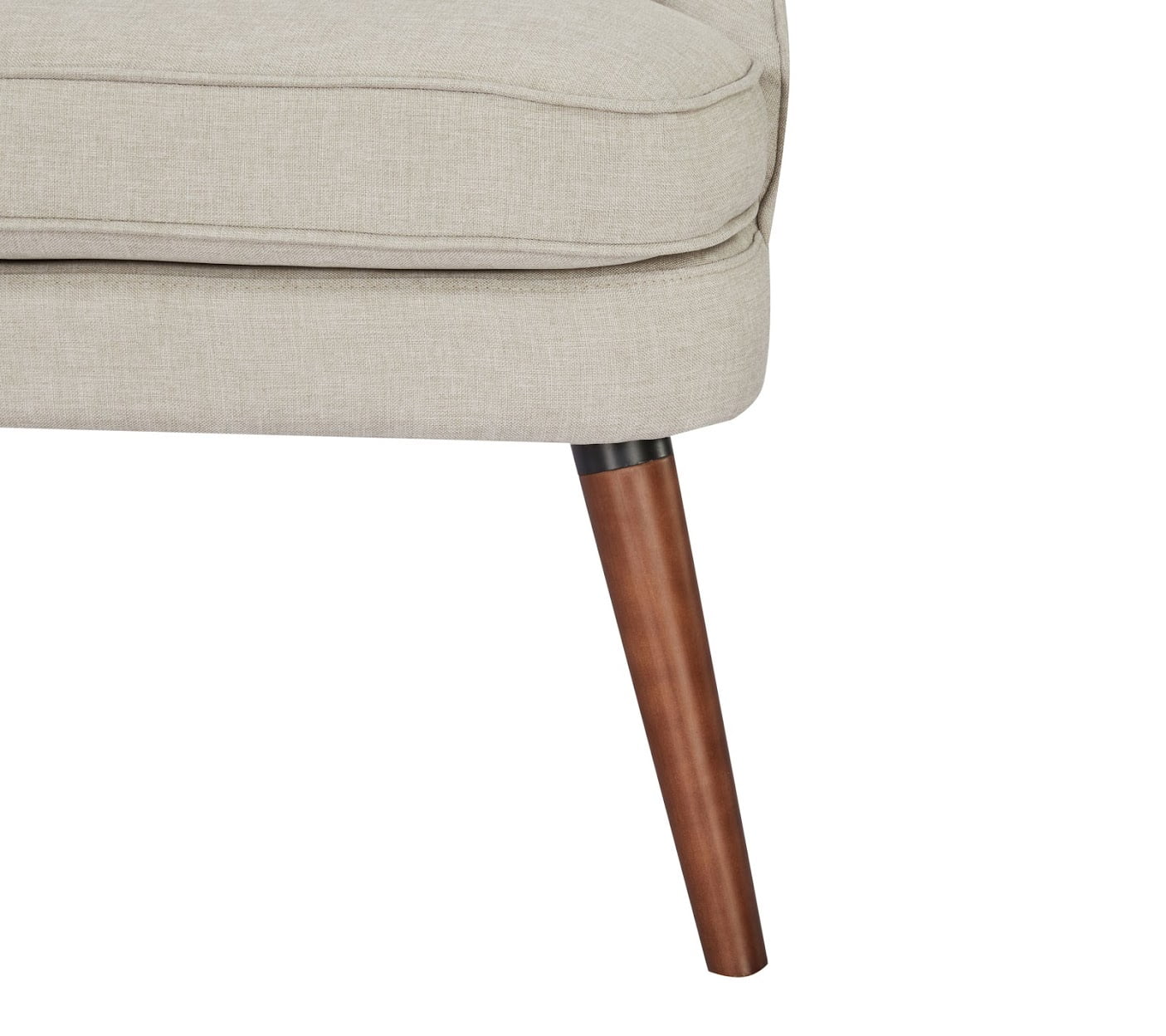 A&D Home Dana Linen Accent Chair, Beige