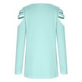 thumbnail image 7 of gakvbuo Plus Size Pullover Sweaters For Women Long Sleeve Sweatshirts Fall Tunic Tops Women Casual Long Sleeve Zipper Hollow Out T-Shirt Blouse Tops, 7 of 7