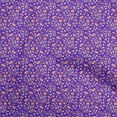 thumbnail image 1 of oneOone Viscose Chiffon Blue Fabric Jacobean Floral Sewing Craft Projects Fabric Prints By Yard 42 Inch Wide, 1 of 4