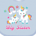 thumbnail image 4 of Inktastic Big Sister Girls Baby Bib, 4 of 4