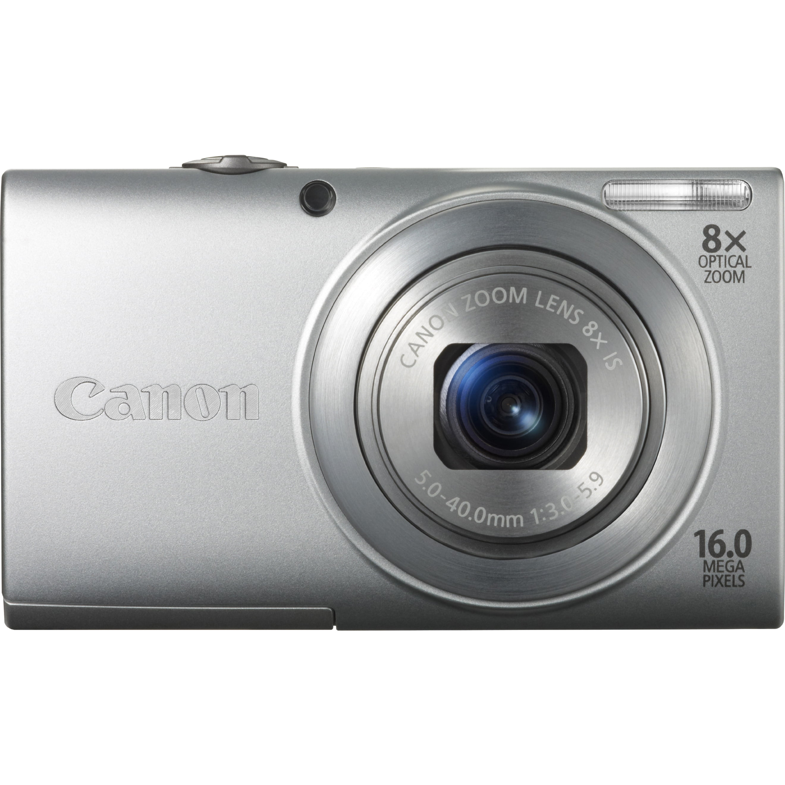 golf fama excitación Canon PowerShot A4000 IS 16 Megapixel Compact Camera, Silver - Walmart.com