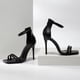 thumbnail image 4 of Zapatos de mujer Sandalias casuales con cremallera en la parte trasera Tacón súper alto Punta cuadrada Tacones de aguja brillantes Wmkox8yii hfjk3961, 4 of 7