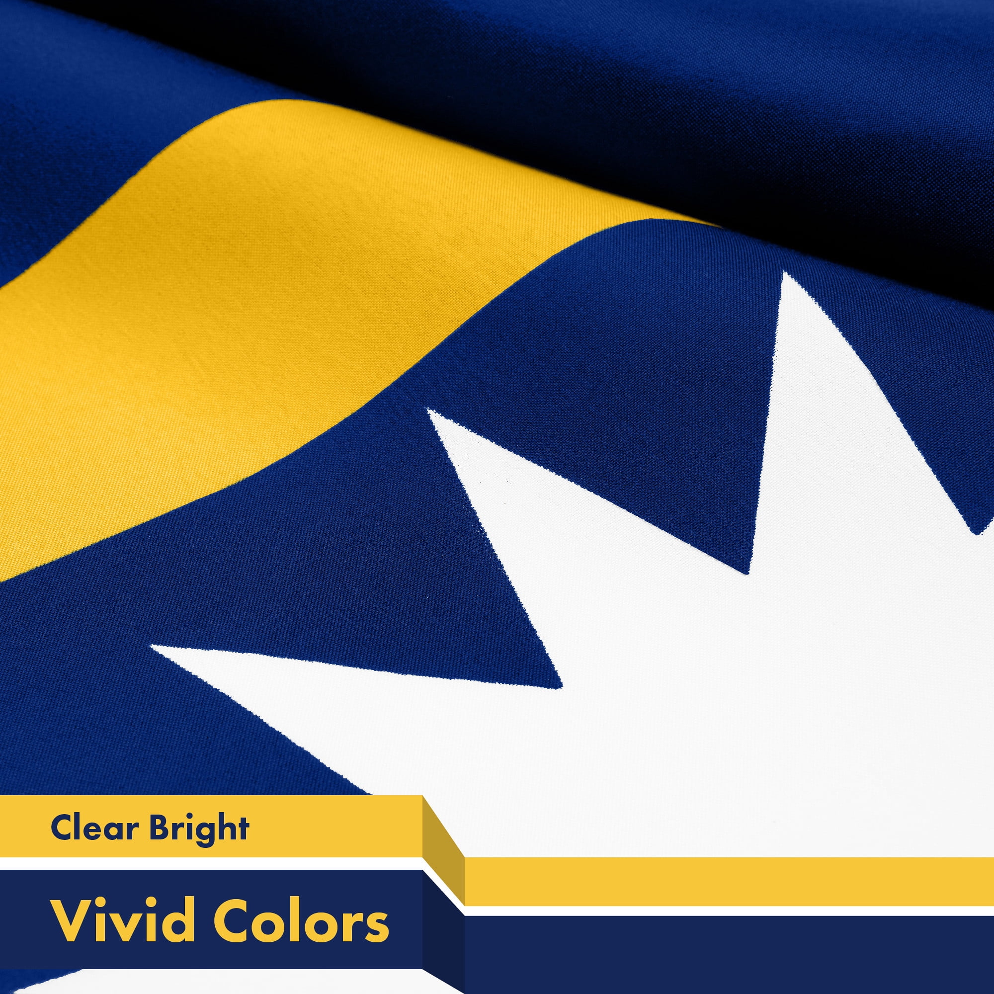 G128 Combo Pack: American USA Flag 3x5 Ft & Nauru Nauruan Flag 3x5 Ft | Both LiteWeave Pro Series Printed 150D Polyester, Brass Grommets