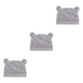 thumbnail image 4 of Minnieouse Sombrero recién nacido sólido cómodo cálido multifuncional elástico niñas niño sombreros infantil elástico niño gorras Type1 NO1, 4 of 6
