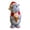 2#Light Ashy, variant on Christmas Donkey Resin Statue, 7.87" Light Up Donkey Figurine, Xmas Animal Sculpture, Elf Costume Donkey Ornament, Battery Powered Glowing Tabletop Figure, Cute Christmas Animal Decoration