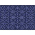 thumbnail image 1 of Ahgly Company Indoor Rectangle Patterned Royal Blue Area Rugs, 7' x 9', 1 of 1