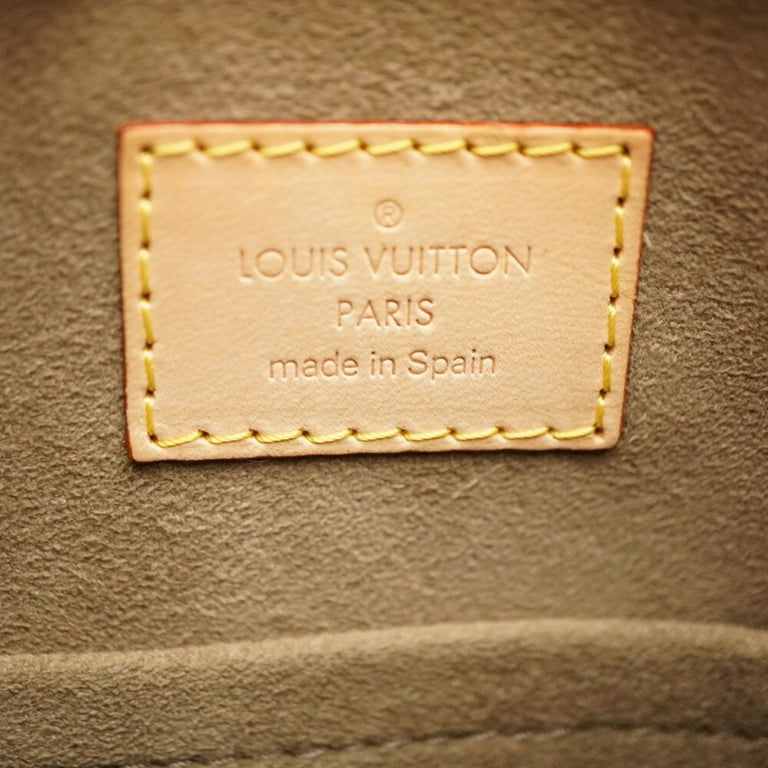Authenticated Used Louis Vuitton Monogram Multicolor Greta Noir M40196  Shoulder Bag 