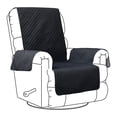 thumbnail image 4 of Cover Bonanza Indoor Recliner Slipcover, 23 x 21 x 35 inch, Black/Charcoal, 4 of 9
