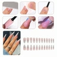 thumbnail image 2 of RAGUPEL 24Pcs Glue on Nails for Women,Gradient Style Stiletto Press on Nails,Glossy Finish Cute Press on Nails,False Nails for Dating,Party,Taking Pictures,Daily Life,Style3, 2 of 7