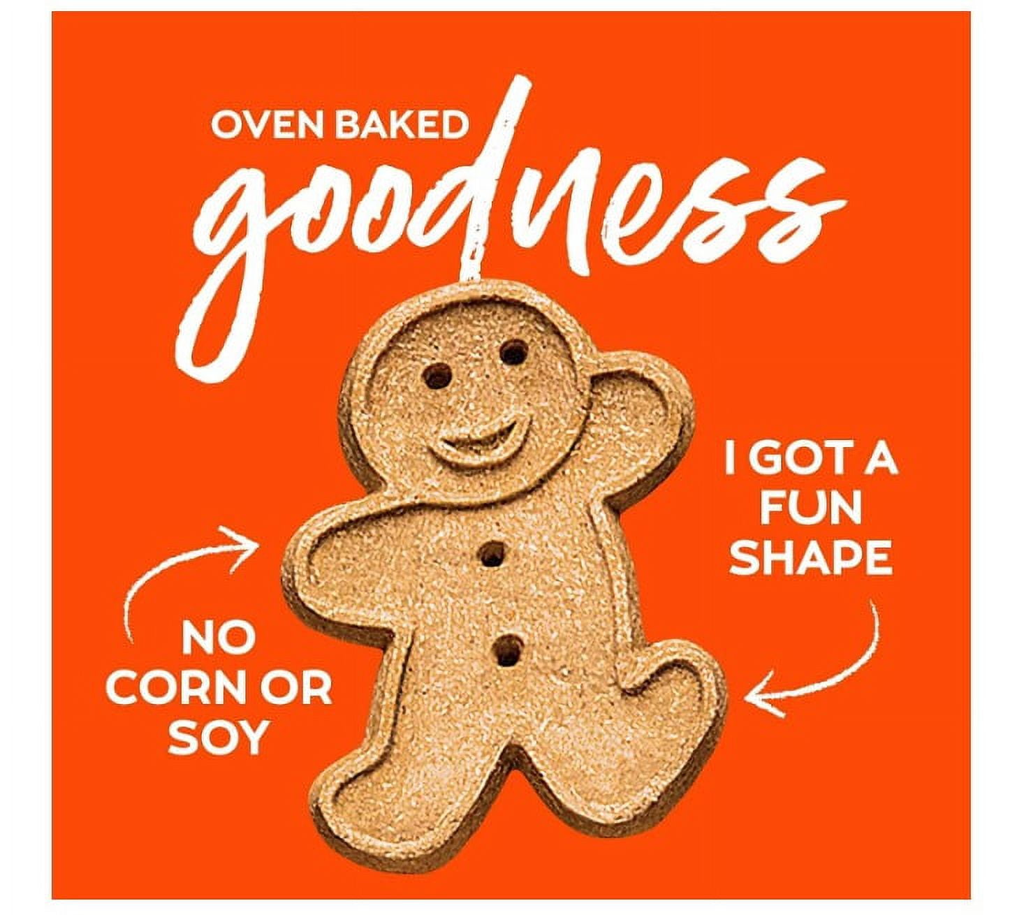Buddy Biscuits Grain-Free Oven baked Treats with Peanut Butter Dry Dog Treats - 14 Oz. Pack Of 2