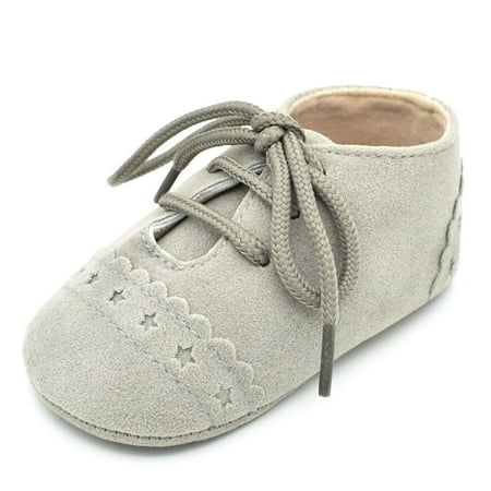 AnuirheiH Newborn Shoes Baby Prewalker Sports Sneakers Suede Leather Moccasins Footwear 4-6$ off 2nd