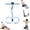 Blue, variant on 2026 New Smart Foot Pedal Resistance Band,Multi-function Tension Rope, 6-Tube Elastic Yoga Pedal Puller, Fitness Resistance Bands with Digital Display & Handles for Full Body Stretching & Yoga