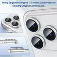 thumbnail image 5 of WeLife Compatible with iPhone 17 Pro Max / iPhone 17 Pro Camera Lens Protector, Individual Anti Scratch Metal Ring Tempered Glass Camera Screen Protector (White), 5 of 7