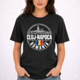 thumbnail image 2 of Cluj Napoca Romania Circle Emblem Travel Souvenir T-Shirt – Vintage Travel Theme – Worldwide Adventure Lovers, 2 of 6