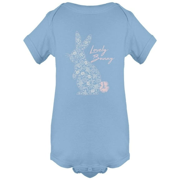 Lovely Bunny Design Bodysuit Infant -Image by Shutterstock, Newborn