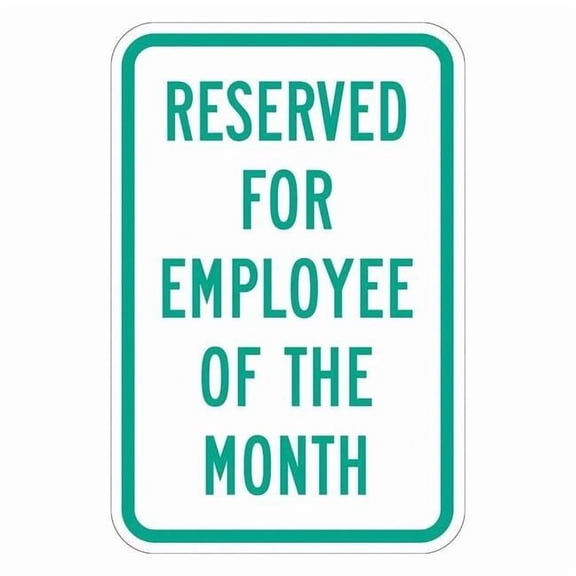 Lyle Employee Parking Sign,18" x 12, T1-1039-DG_12x18 T1-1039-DG_12x18