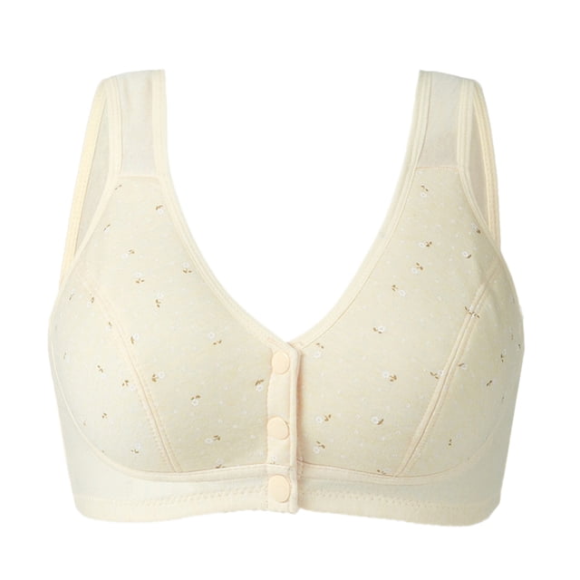 Clearance Sale 2025 Bra Women's Adjustable Sports Front Closure Extra-Elastic Breathable Lace Trim Bra