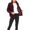thumbnail image 3 of Levi's Women’s Corduroy Quilted Jacket Coat, Burgundy, XL, 3 of 5