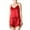 Red, variant on tarylea Lightweight Summer Pajamas Sets for Women Deep V Neck Spaghetti Strap Tank Top Drawstring Ruffled Shorts Casual Loose Comfy Sleepwear Homewear Outfit