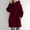 Watermelon Red, variant on Womens Solid Color Street Style Hooded Long Zipper Sweatshirt With Winter Hoodies Women Long Zip Hoodies Women Sweatshirt Women Hoodies Hoodie Zip up Women Long Sweatshirt with Pocket Women Long