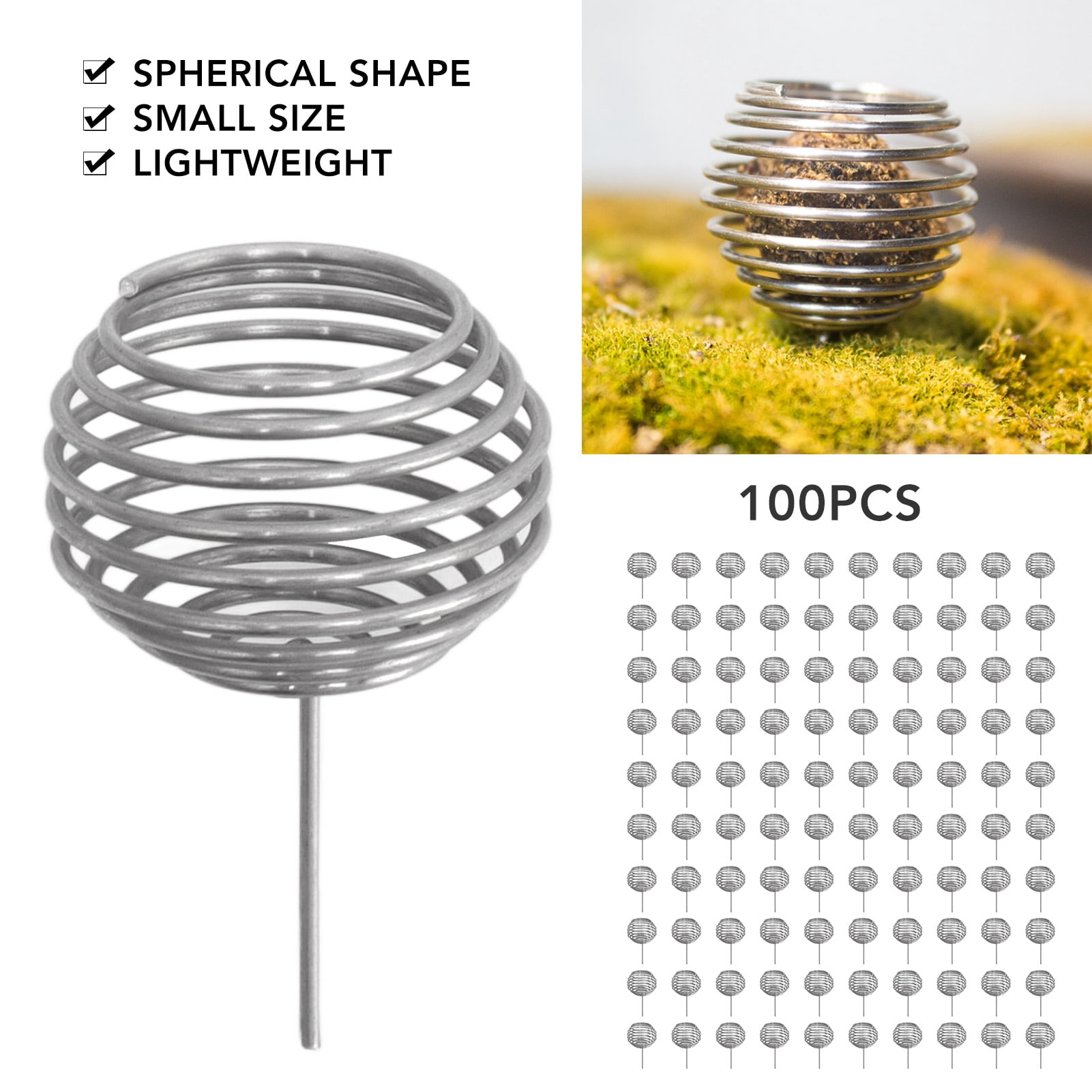 100pcs Stainless Steel Fertilizer Mesh Baskets - Small Size Bonsai Fertilization, Durable, Wear-Resisting, Easy to Use for Garden, Yard, Home, Farm