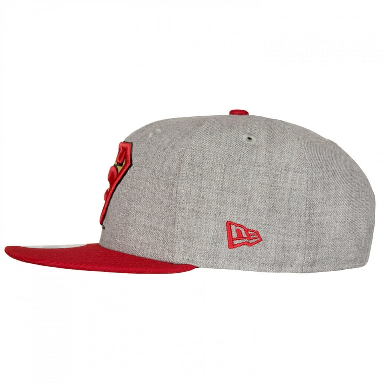 Superman Silver Symbol New Era 9Forty Adjustable Hat Black