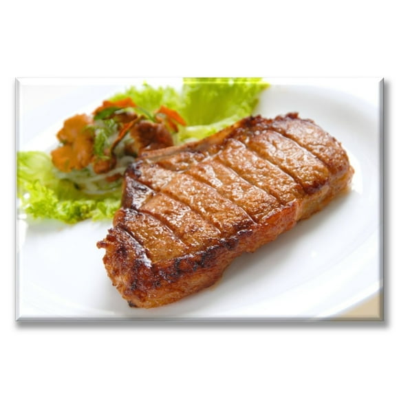 Cuadro Canva Pixtreats listo para Colgar tipo galería Carne Asada 60X90 cm