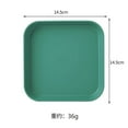 thumbnail image 2 of Nvzi 8Pcs 6 Inch Plastic Plates,Square Deep Dinner Plates, Plastic Plates Reusable-Multicolour, 2 of 4