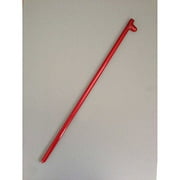 Monk Industries Forged Head Stake, 24" L, Red