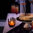 thumbnail image 2 of Halloween Skeleton Hand LED Candle Lamp Flameless Night Light Party Desktop Ornament Atmosphere, 2 of 4