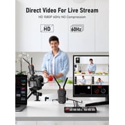 Lemorele Wireless Video Transmission Kit, 200M Low Latency HDMI Transmitter and Receiver, With IR Return Function, Suitable for Filmmaking and Photography