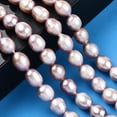 thumbnail image 6 of Natural Cultured Freshwater Pearl Beads Strands Rice Thistle 9.5~12x7.5~8.2mm Hole: 0.7~0.8mm 33~37pcs/strand 14.37 inch(36.5cm) diy, 6 of 6
