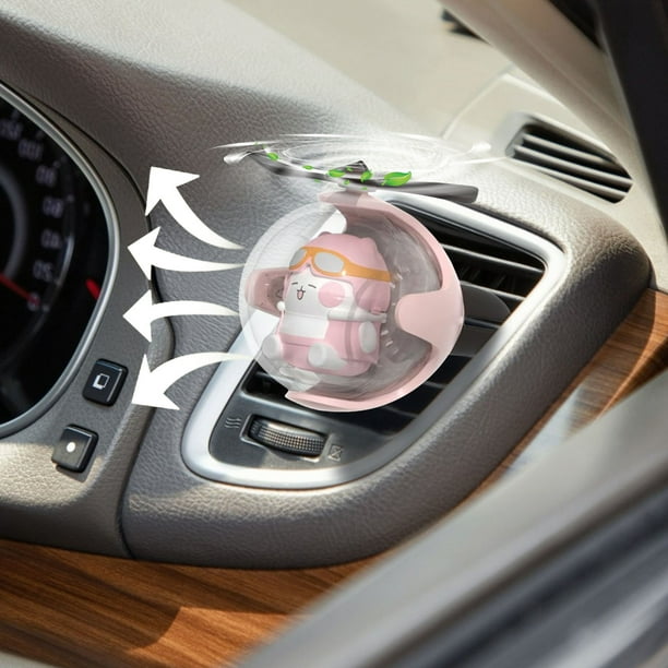 mfyjkho Ambientador para coche volador con clip para ventilación, aromaterapia para decoración interior, difusor de aroma automotriz, 1 unidad