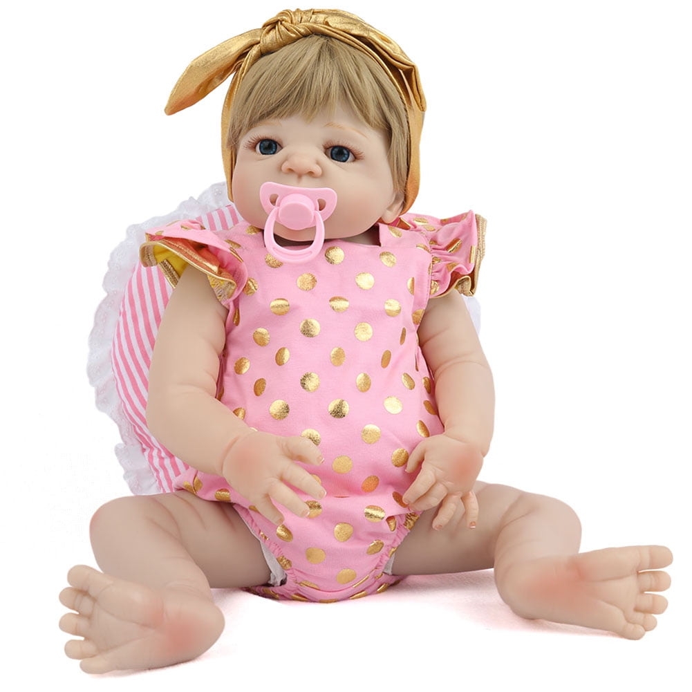 simulated baby girl doll