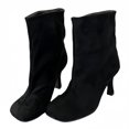 thumbnail image 3 of Botas Ternero Ancho Cuadradas Mujeres Cómodas para Otoño Invierno, 3 of 9