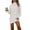 White, variant on SeekIslan Women's Sweaters with High Neck Long Sleeve Fringe Tunic Knit Pullover