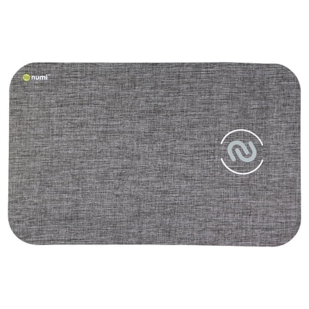 UPC: 0819871021140 | Numi Power Mat Qi Wireless Charging Mouse Mat – Gray