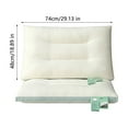 thumbnail image 3 of Almohada suave de clase A para dormir cómoda: núcleo de almohada para el cuello avanzado para compartir entre padres e hijos, almohada baja de 18.89 x 29.13 pulgadas que ayuda a dormir, 3 of 4