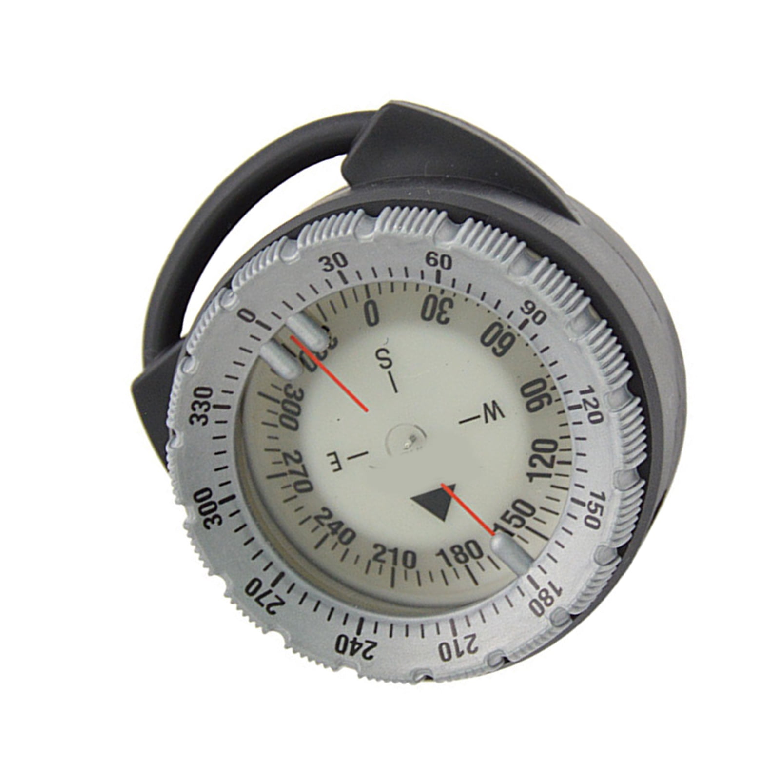 Diving Compasses with Pipe Clamp Designs, Compasses Glowing Compasses Night Waterproof Underwater Navigations Compasses