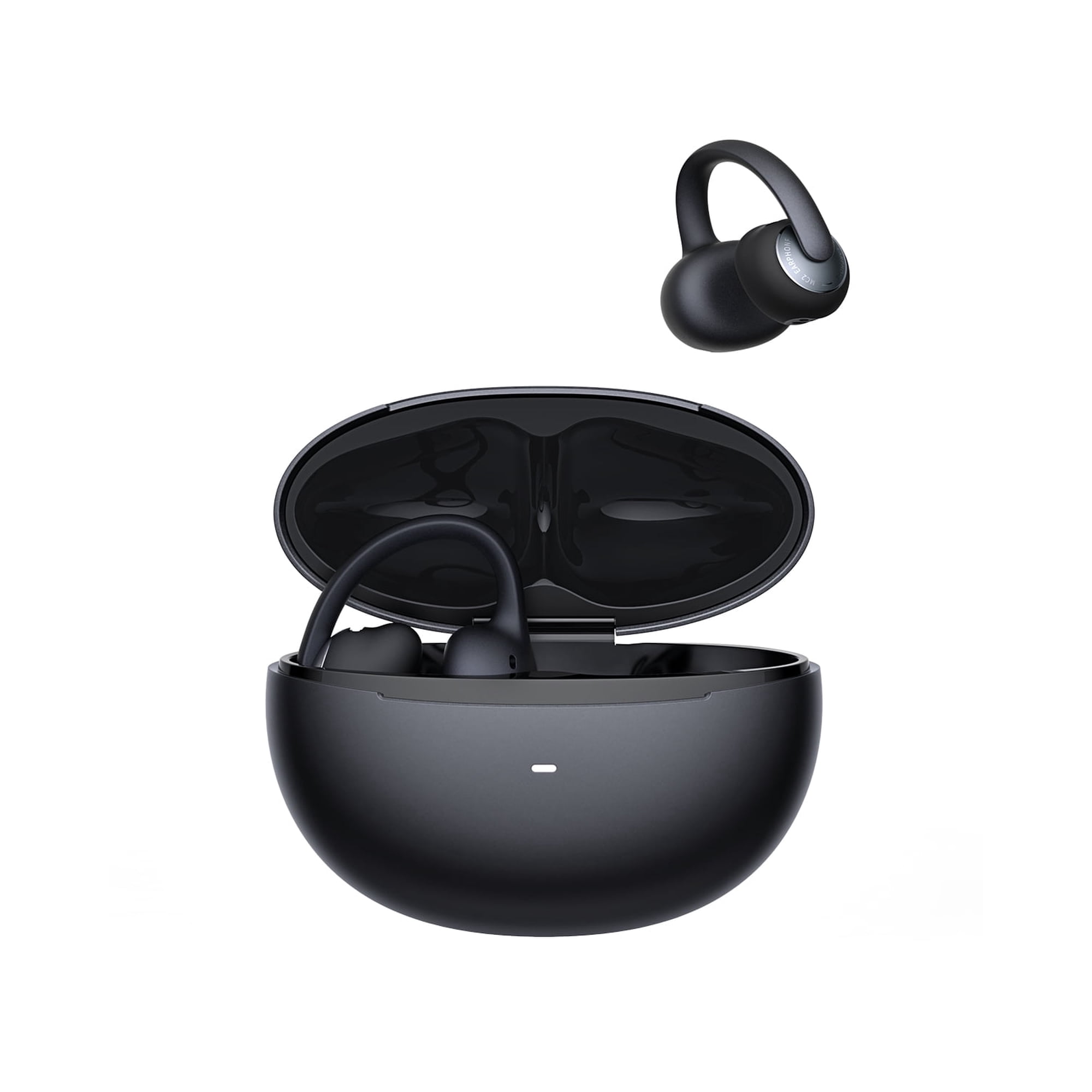 Baseus Bowie MC2 Open Ear Clip On Earbuds, CloudComfort 2.0 Wrap-Around Design, LDAC Hi-Res Audio, Bluetooth 6.0, 55H Playtime, 4-Mic AI Clear Call, IP67 Waterproof for Running Gym Workouts
