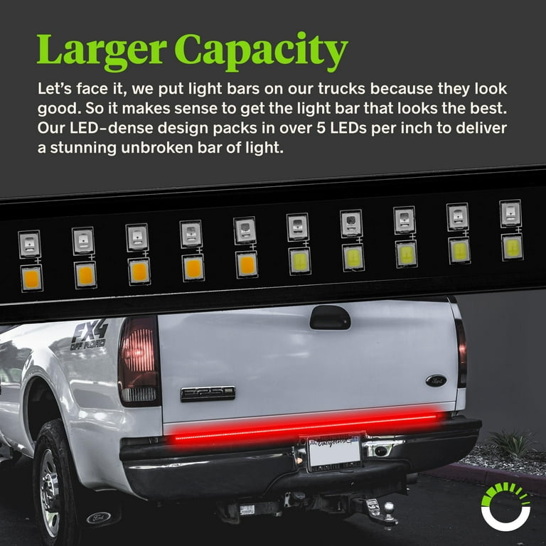 60 LED Tailgate Brake Light Bar for Truck Trailer w/ Sequential Turn  Signal 