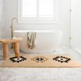 thumbnail image 4 of HAHDAXIA Boho Bathroom Rug Runner 24x60 Long Bath Mat for Bathroom Bedroom Hallway Kitchen Shower Luxury Soft Absorbent Large Carpet Runner Moroccan Geometric Farmhouse Neutral Home Decor, Cr, 4 of 7
