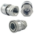 thumbnail image 6 of Ultimate Washer UW16-PWCD05 1/4-Inch Stainless Steel Quick Connect Pressure Washer Adapter Set, Max Pressure 5000 PSI Rating, 6 of 7
