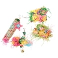 thumbnail image 1 of Bird Shredding Toy,  Free Hanging Bird Foraging Toy With Bell For Parrots For Cockatiel, 1 of 8